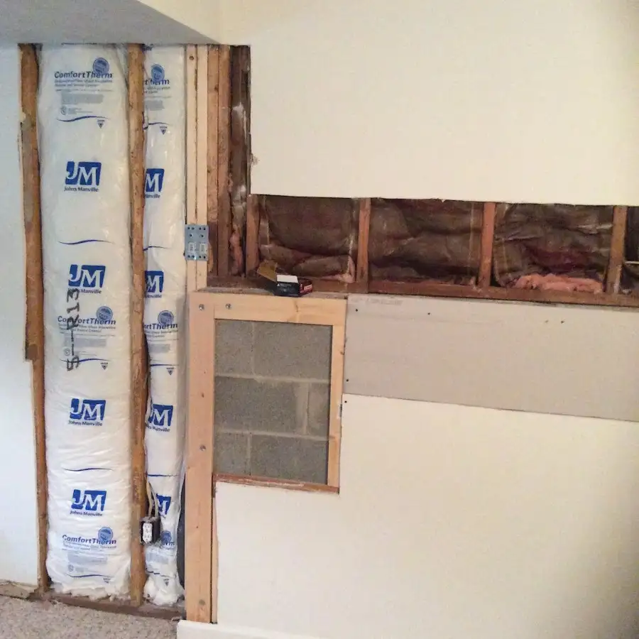 Wall insulation replacement during Contents Cleaning & Restoration in San Buenaventura (Ventura)
